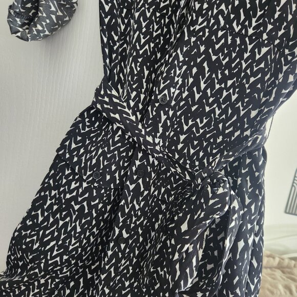 Express Shirt Dress Button Up XS - Picture 3 of 8